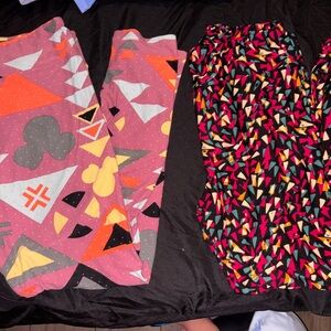 Colorful Geometric Patterned Leggings